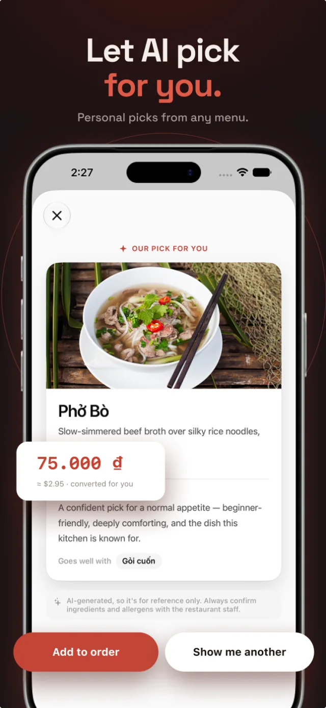 Let AI pick for you